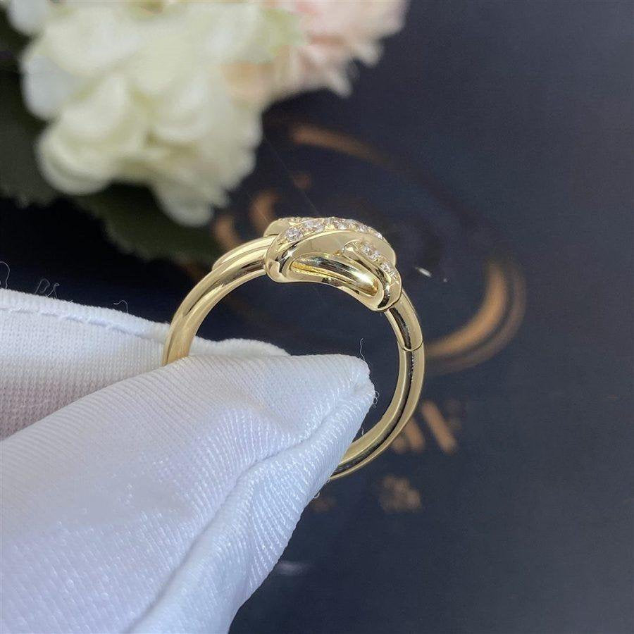 CHAUMET JEUX DE GOLD DIAMOND RING