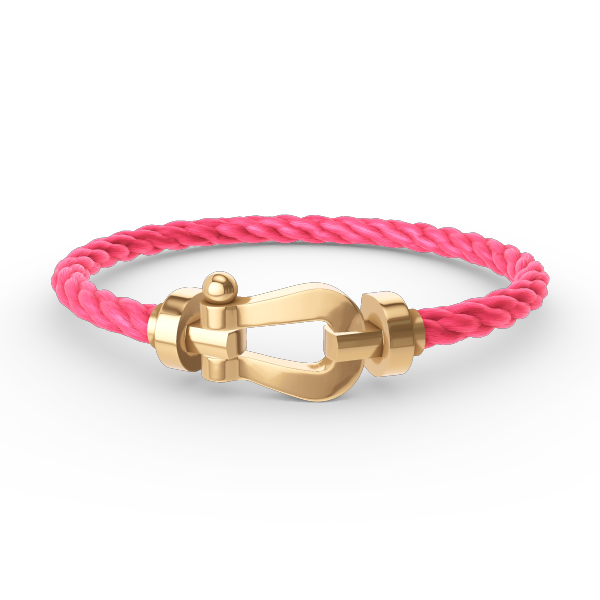 FRED FORCE LARGE HORSESHOE NO DIAMOND BRACELET GOLD