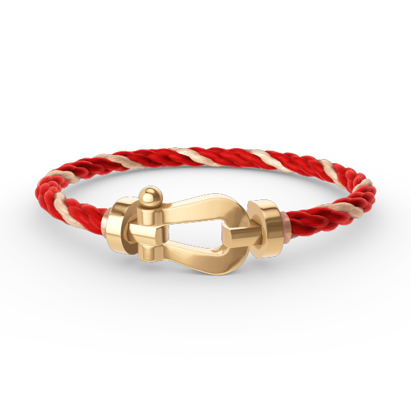 FRED FORCE LARGE HORSESHOE NO DIAMOND BRACELET GOLD