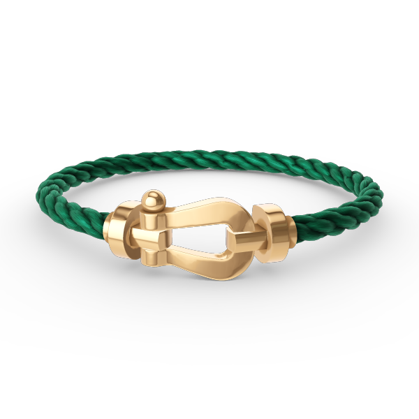 FRED FORCE LARGE HORSESHOE NO DIAMOND BRACELET GOLD