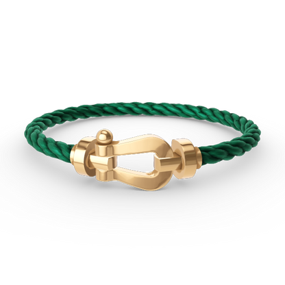 FRED FORCE LARGE HORSESHOE NO DIAMOND BRACELET GOLD