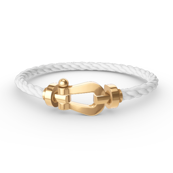 FRED FORCE LARGE HORSESHOE NO DIAMOND BRACELET GOLD