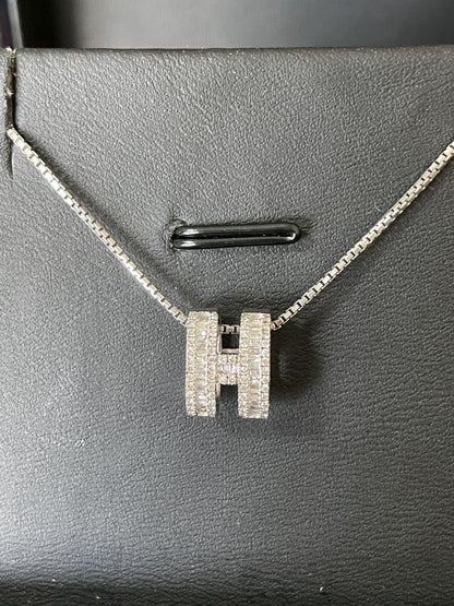 18K Hermes Diamonds Necklace