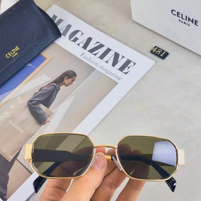 CELINE TRIOMPHE SUNGLASSES 501780 IN METAL