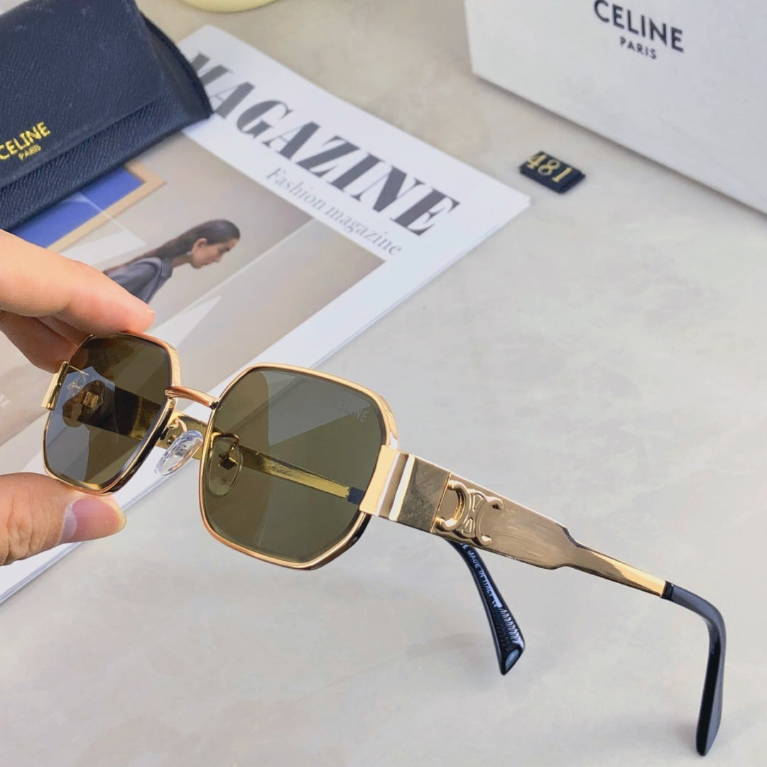 CELINE TRIOMPHE SUNGLASSES 501780 IN METAL