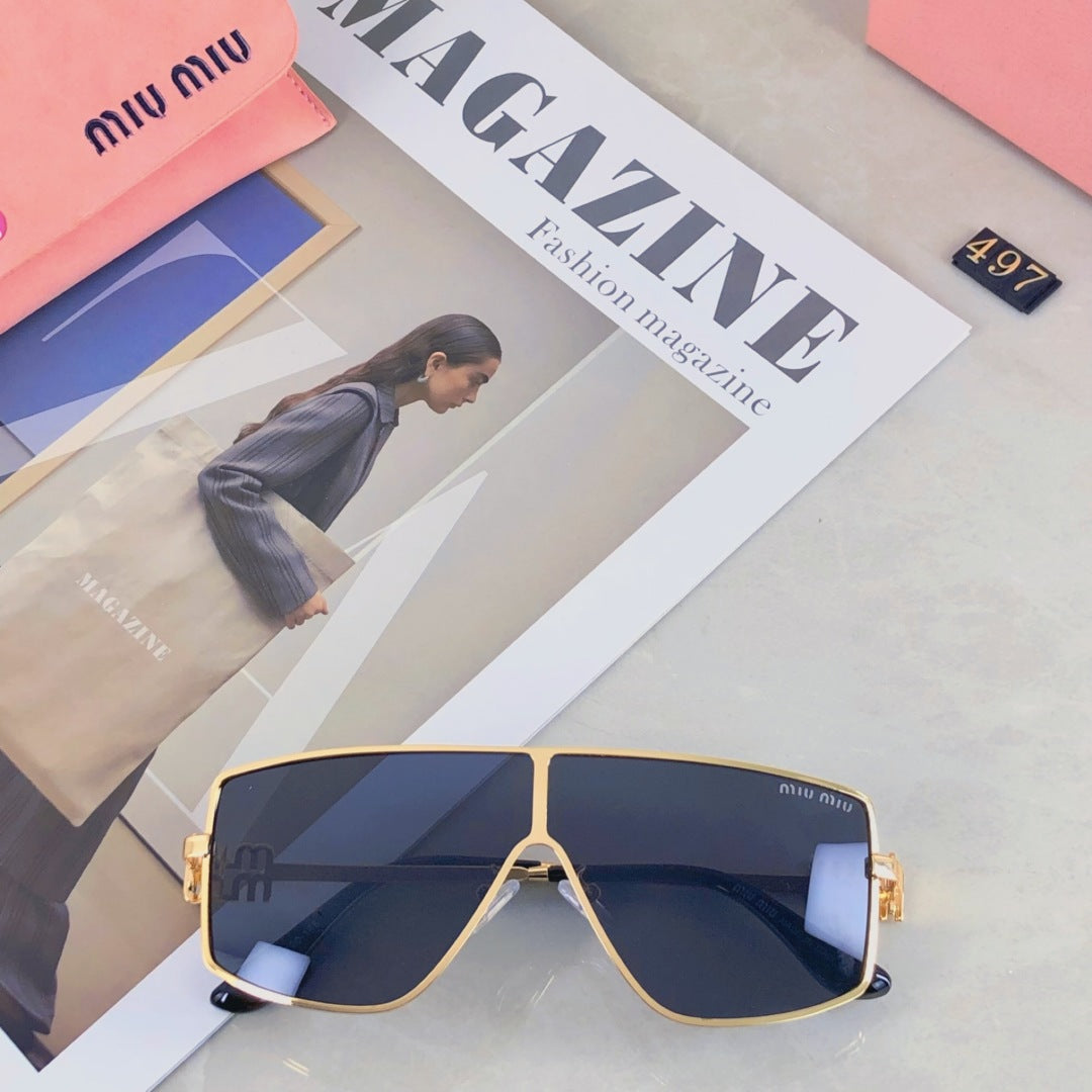 MIU MIU RUNWAY SUNGLASSES 501786 IN METAL