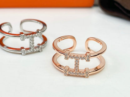 18K Ever Chaine D'ancre Hermes Ring