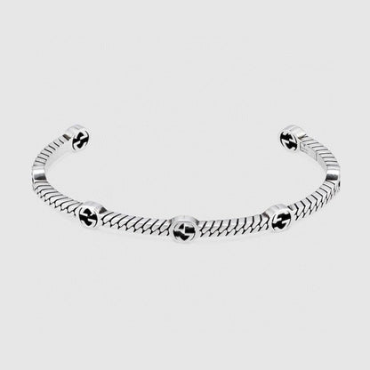 Double Gucci Thin Interlocking Gucci Bracelet