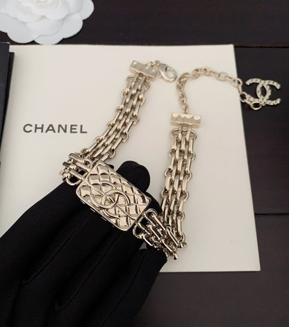18K  Chanel Gold Chain Necklace