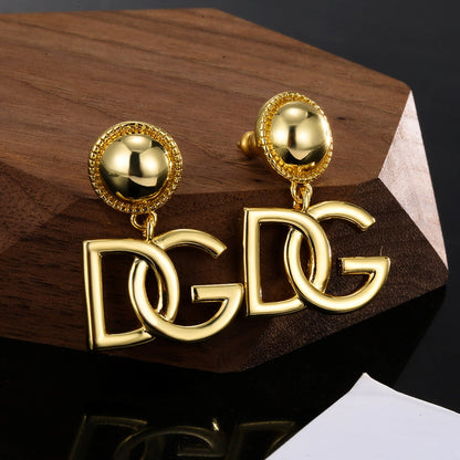 18K DG Gold Earrings