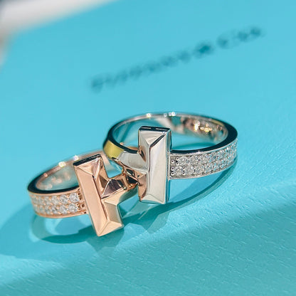 18K Tiffany T1 Diamonds Ring