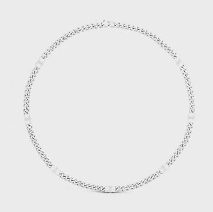 18K Celine Gourmette Chain Necklace