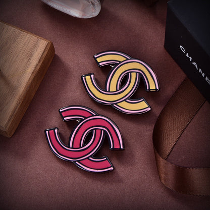 18K  Chanel Pink Brooch