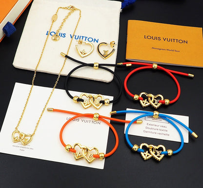 18K Louis Vuitton My Love Blue Bracelet