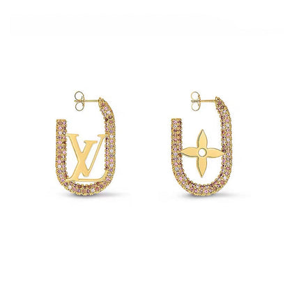 18K Louis Vuitton My Chain Earrings