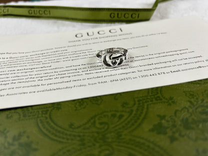 Double Gucci Marmont Key Open Ring