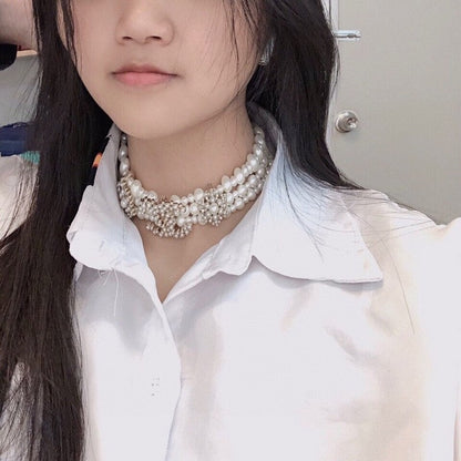 18K  Chanel Pearl Choker Necklace