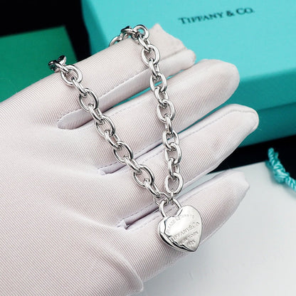 18K Tiffany Tag Chain Bracelet