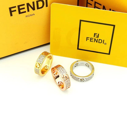 18K Fendi Is Rose Gold Ring