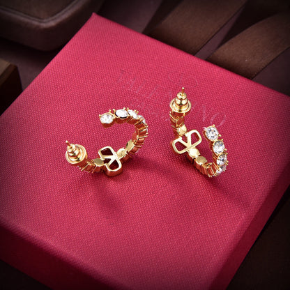 18K Valentino Valentino Signature Earrings