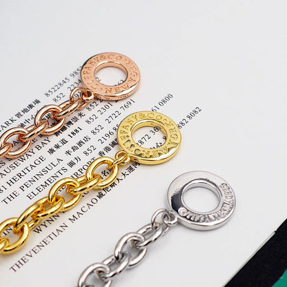 18K Tiffany Tag Chain Bracelet