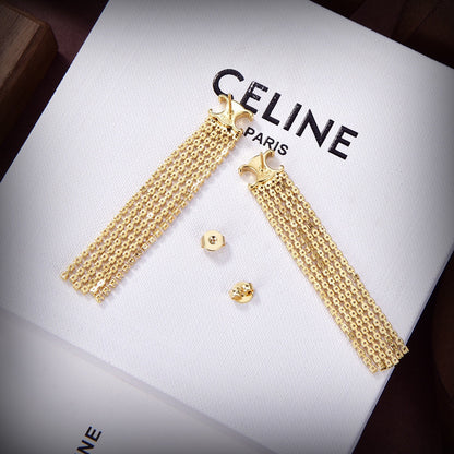 18K Celine Precious Tassels Earrings