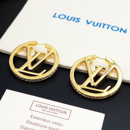 18K Louis Vuitton Louise Pearls Earrings