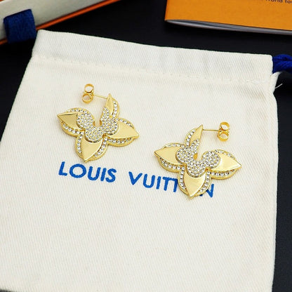18K Louis Vuitton Medaillon Earrings