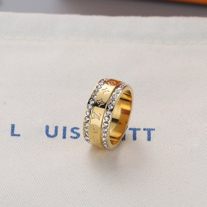 18K Louis Vuitton Catch Diamonds Ring