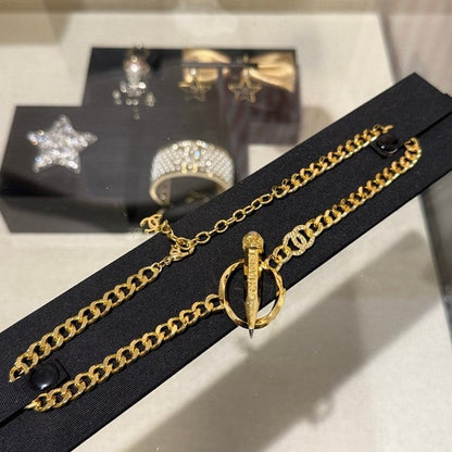 18K  Chanel 25K Pen Choker Necklace