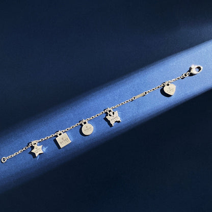 18K Double Gucci Letter Bracelet