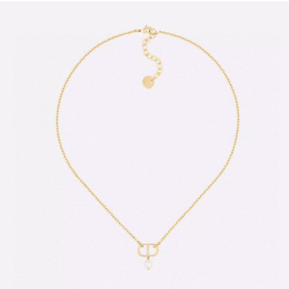 18K Petit Dior Pearl Necklace
