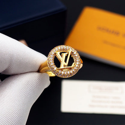18K Louis Vuitton Louise Tresor Rings