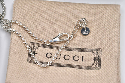 18K Double Gucci Icon Twirl Necklace