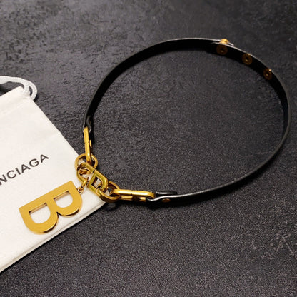 18K Balenciaga Choker Necklace