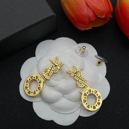 18K YSL Diamonds Earrings