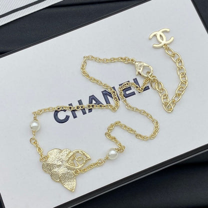 18K  Chanel Camellia Necklace