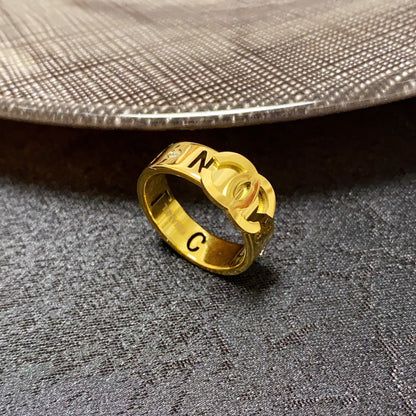 18K  Chanel Yellow Gold Ring