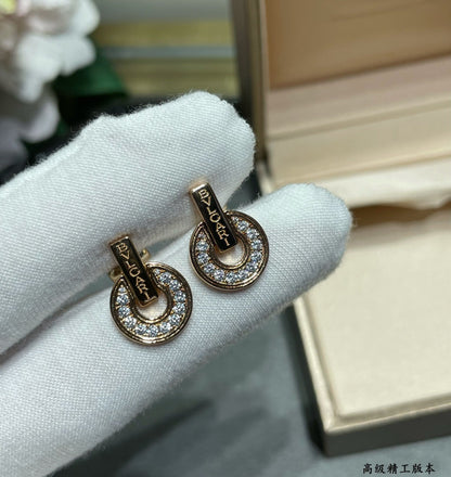 18K BVLGARI Rose Gold Earrings