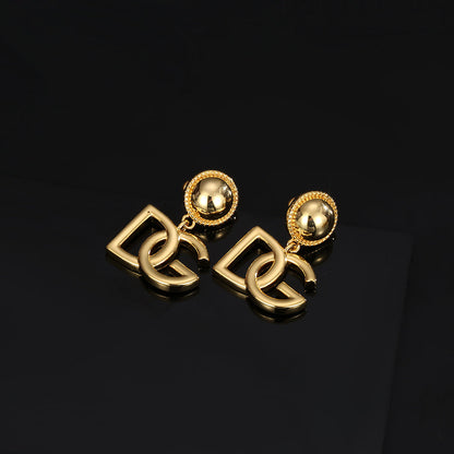18K DG Gold Earrings