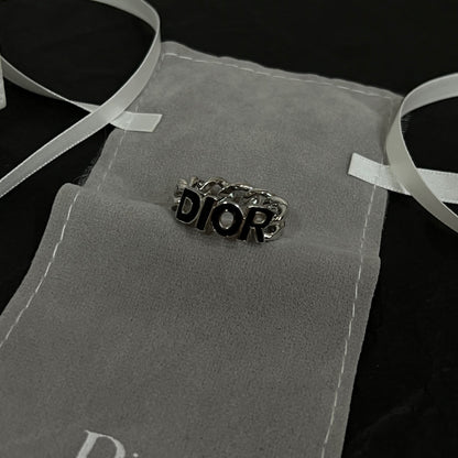 18K Dior Chain Rings