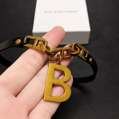 18K Balenciaga Choker Necklace