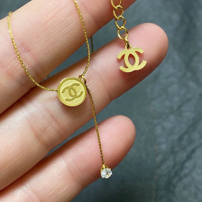 18K  Chanel Gold Necklace