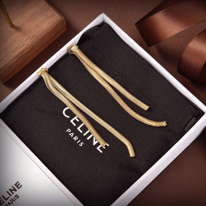 18K Celine Tassel Earrings
