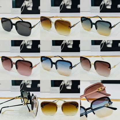 CELINE TRIOMPHE SQUARE SUNGLASSES CL40251 IN METAL
