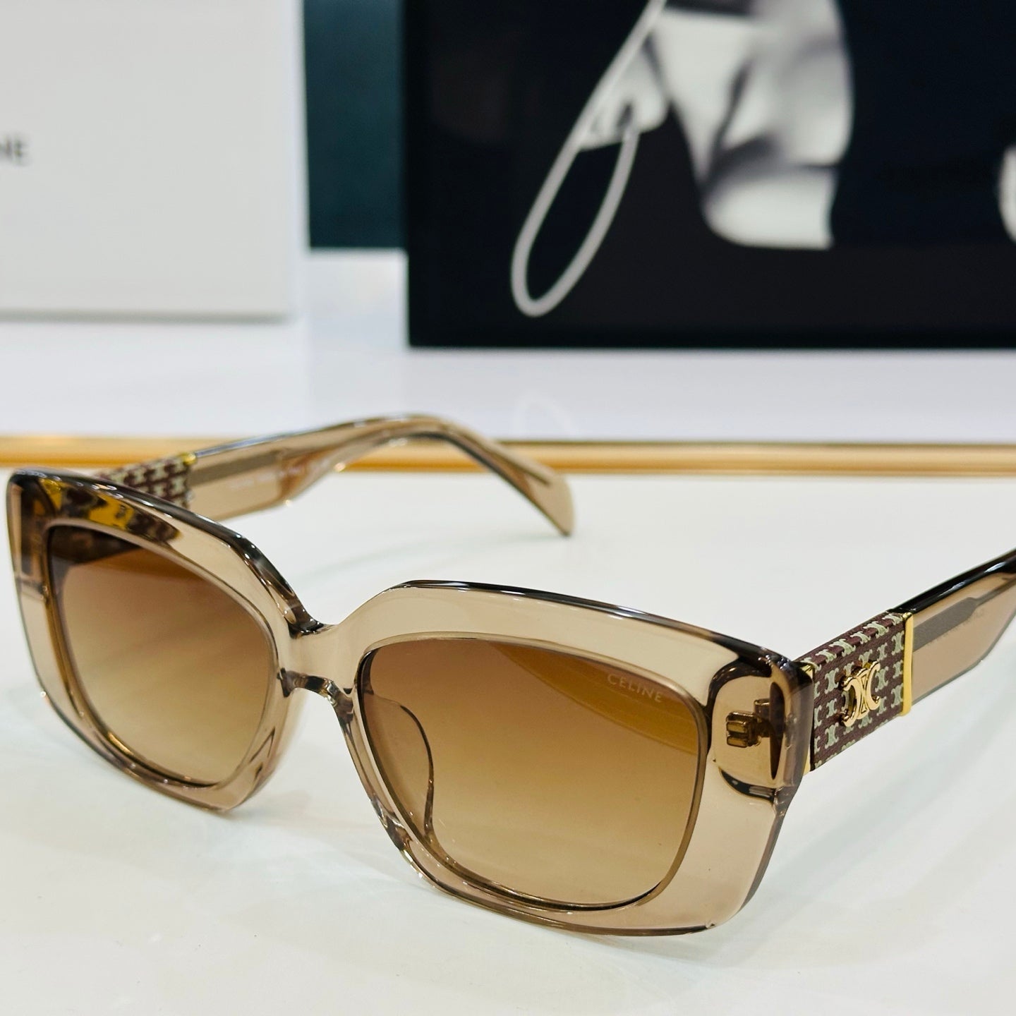 CELINE TRIOMPHE SUNGLASSES CL40168U IN ACETATE