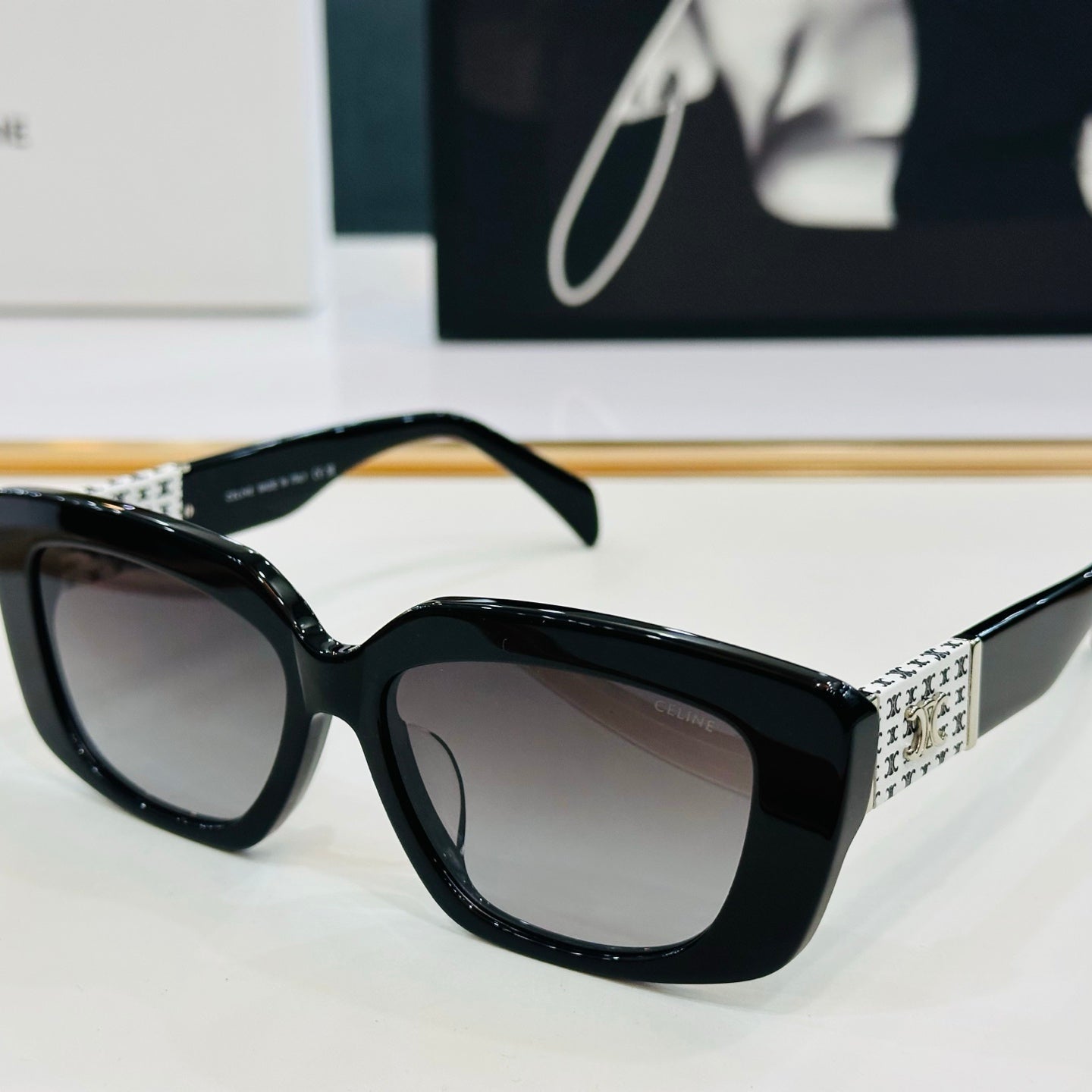 CELINE TRIOMPHE SUNGLASSES CL40168U IN ACETATE
