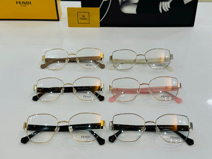 FENDI BAGUETTE SQUARE FRAME SUNGLASSES FE40051 IN METAL