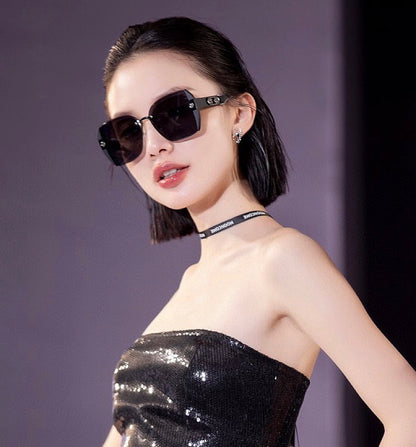 GUCCI EMBOSSED LOGO SQUARE FRAME SUNGLASSES G0296 IN ACETATE AND METAL