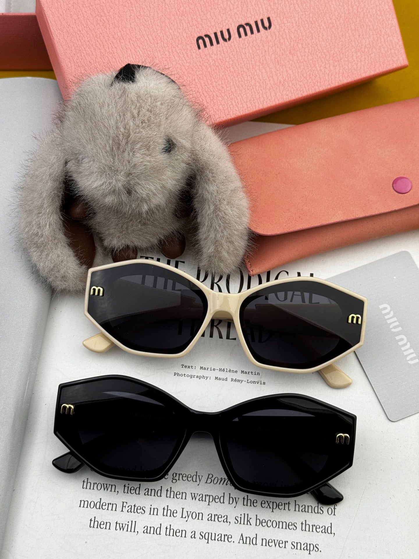 MIU MIU LOGO SUNGLASSES M7232 IN ACETATE